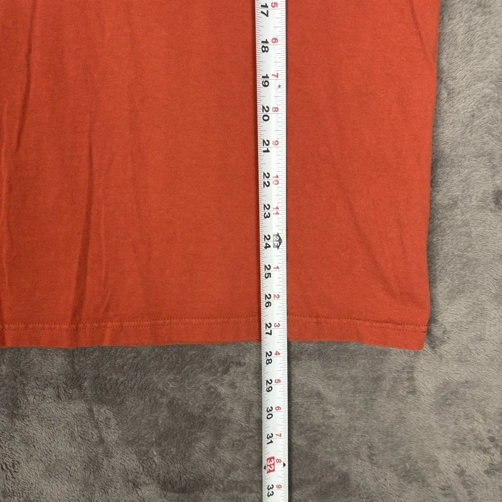 The North Face Men's Half Dome T Shirt Large Orange Rust Short Sleeve‎ Logo Tee